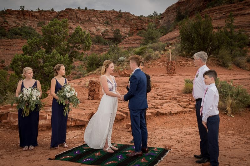 Back O' Beyond Cathedral Rock Trailhead Wedding