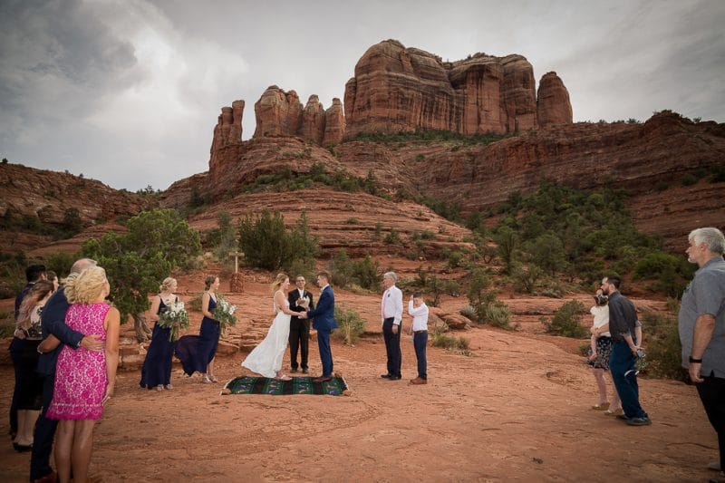 Back O' Beyond Cathedral Rock Trailhead Wedding