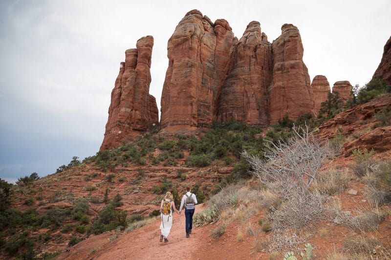 Back O' Beyond Cathedral Rock Trailhead Wedding