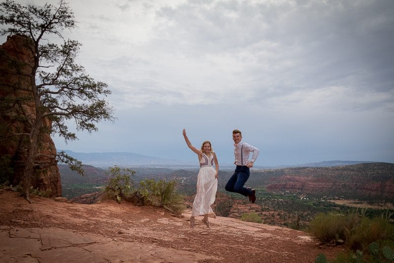 Back O' Beyond Cathedral Rock Trailhead Wedding