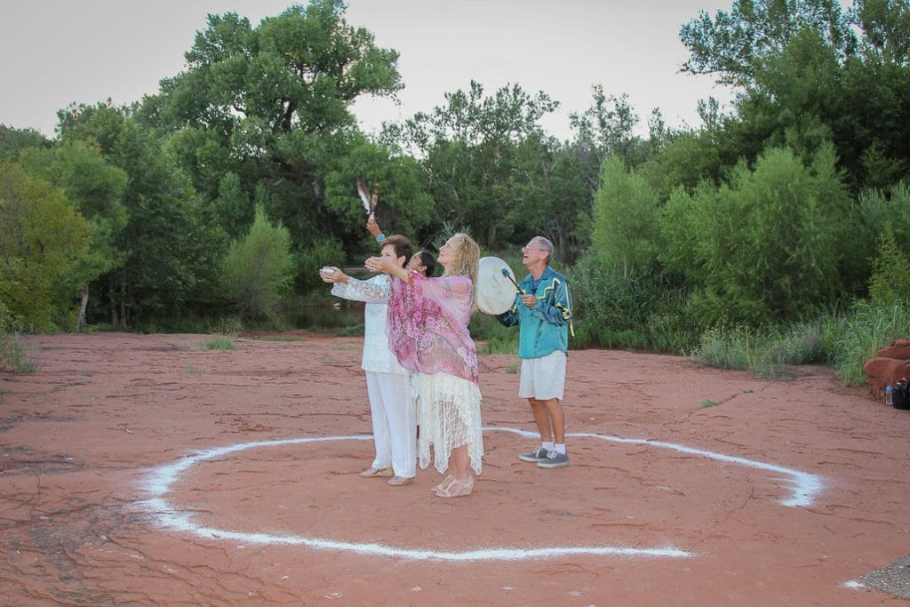 Red Rock Crossing Native Wedding Same Sex