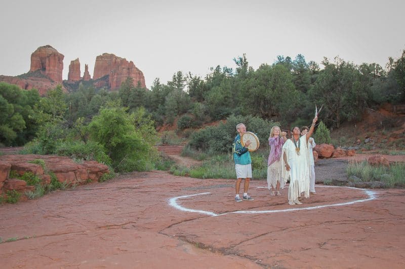 Red Rock Crossing Native Wedding Same Sex