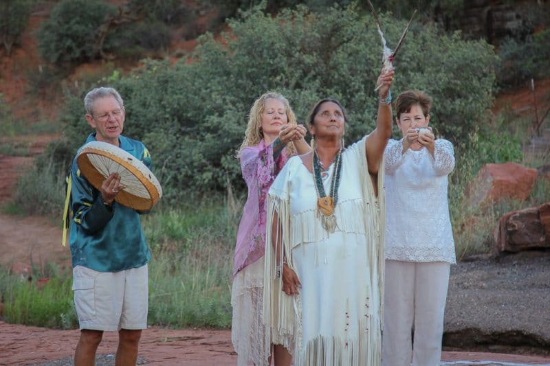 Red Rock Crossing Native Wedding Same Sex