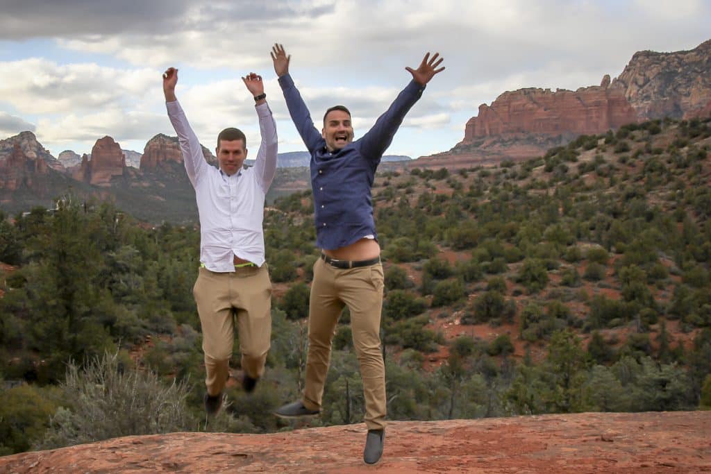 Huckaby Trailhead same sex wedding