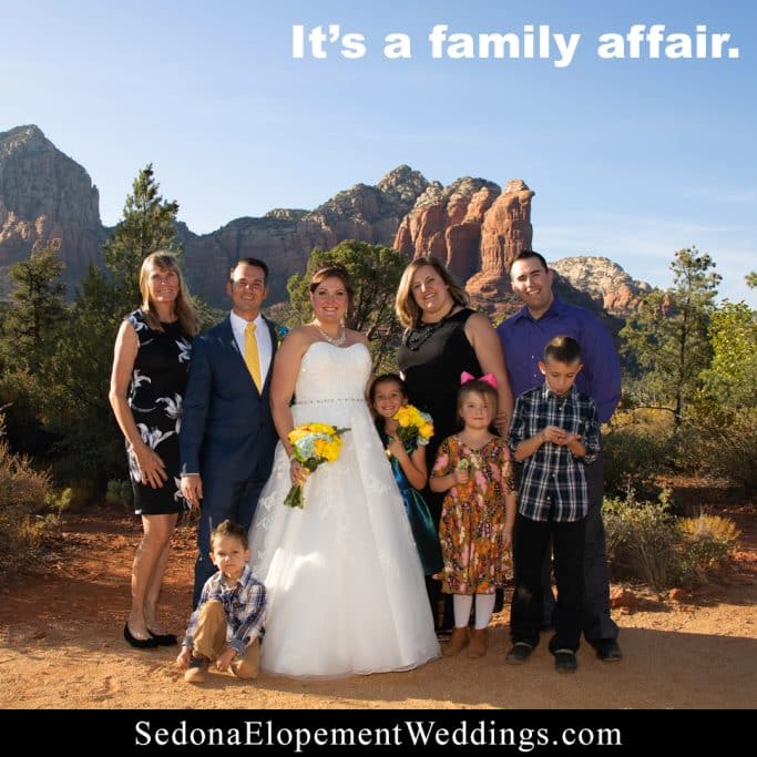 Sedona family weddings