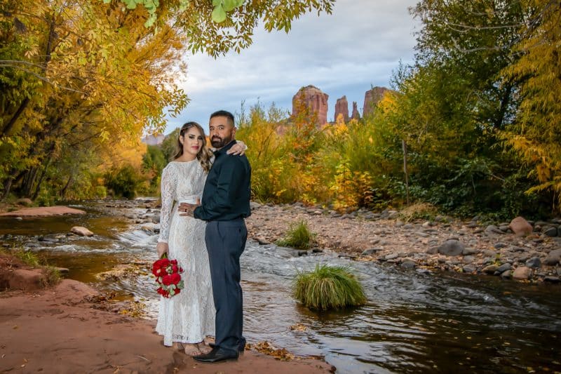 Picturesque water/creekside wedding location