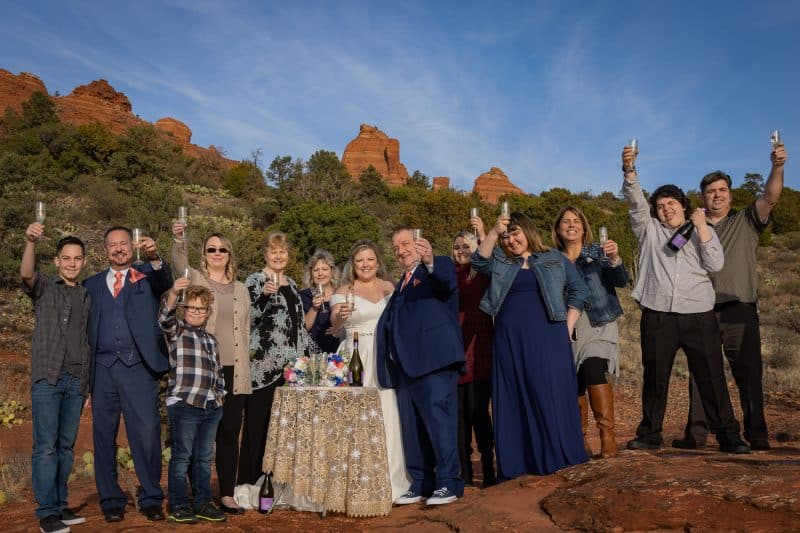 Group wedding at Huckaby