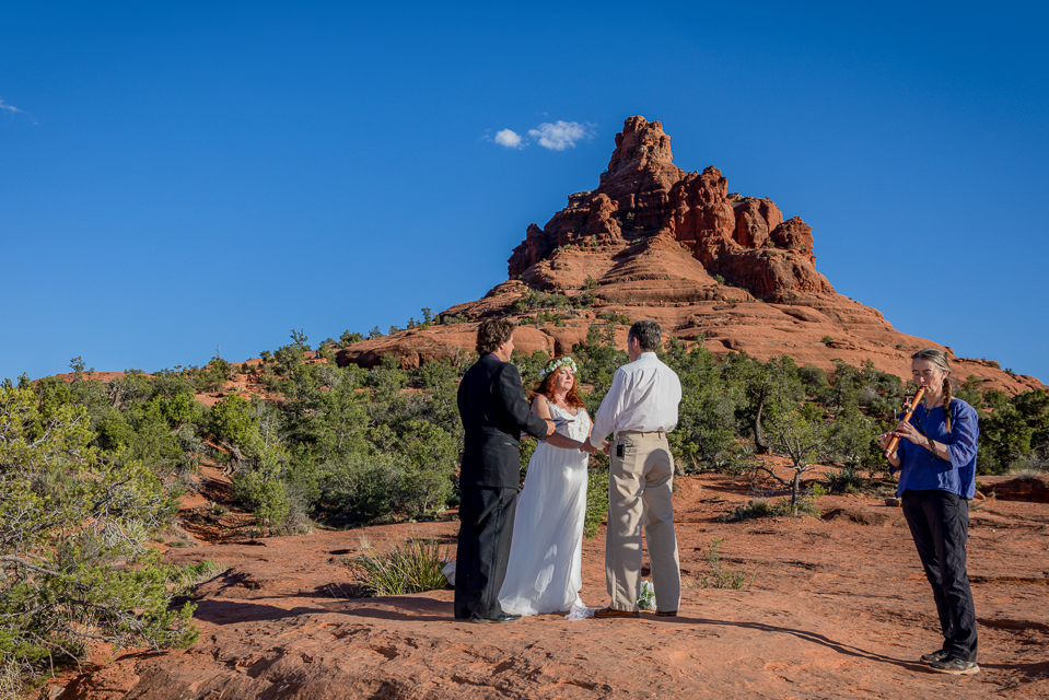 Bell Rock with Flute Player