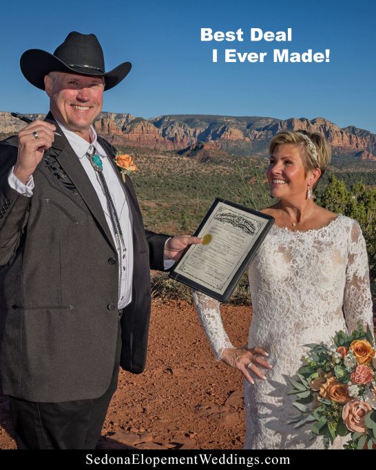 Affordable Sedona Wedding Package