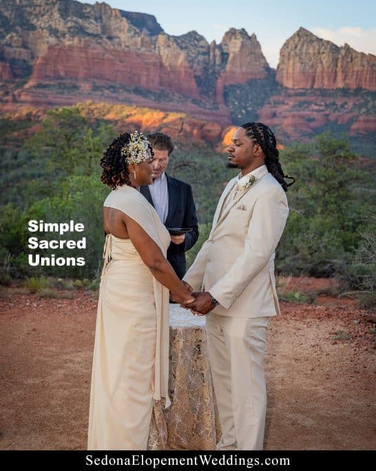 Simple Sacred Sedona Wedding Ceremonies